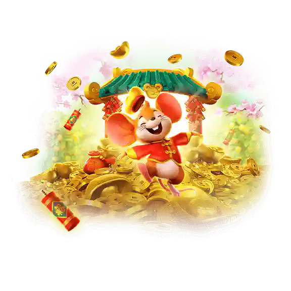 fortune mouse mascote feliz