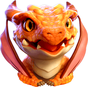 Dragon hatch mascote