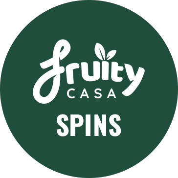 Fruity Casa free spins on green background