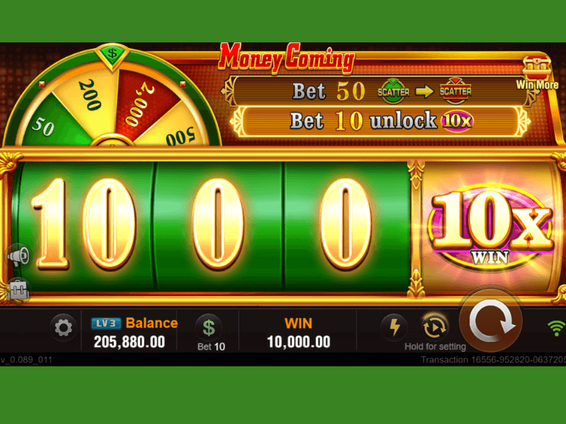 Money coming screenshot