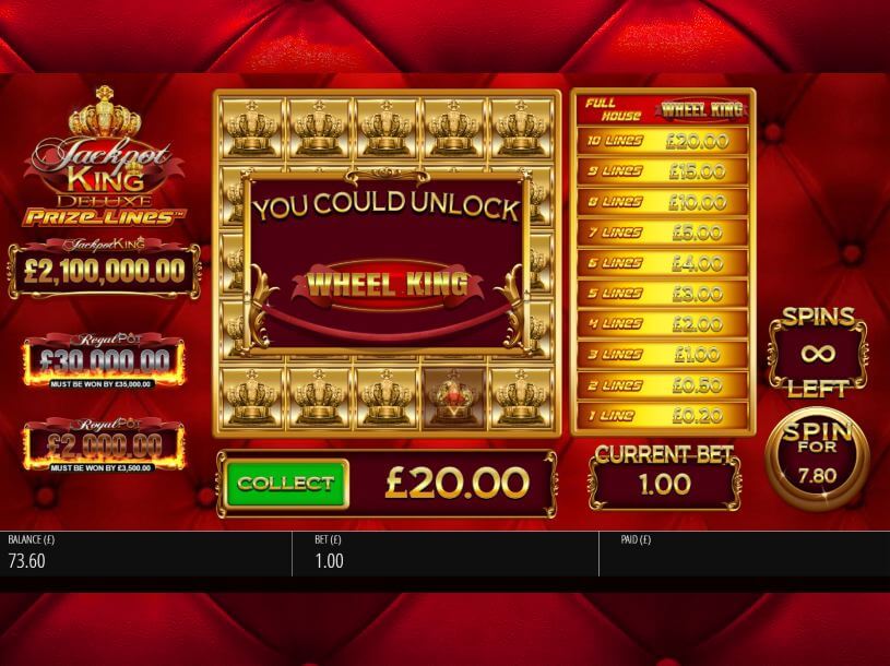 jackpot king screenshot