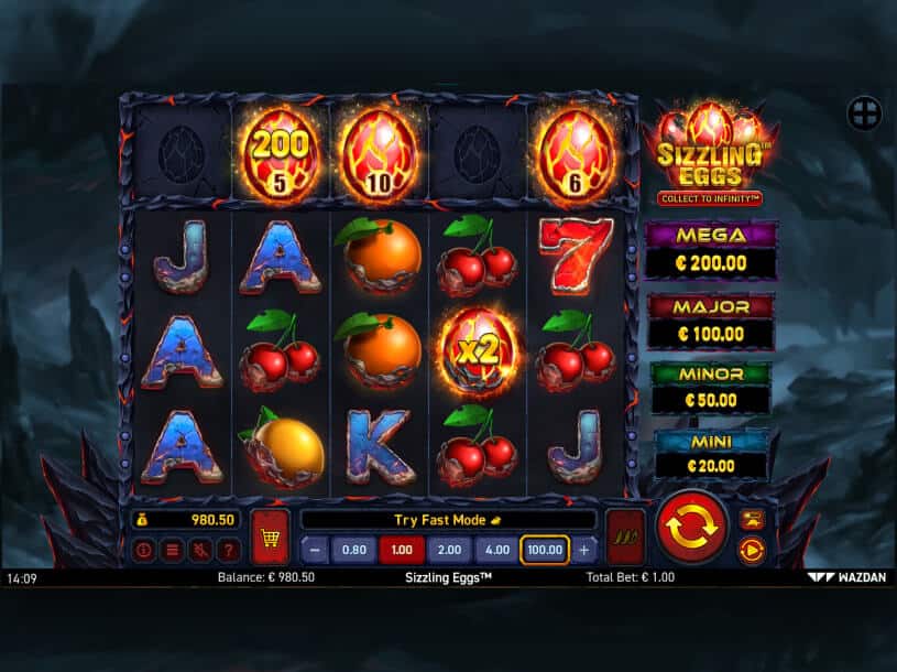 sizzling eggs screenshot