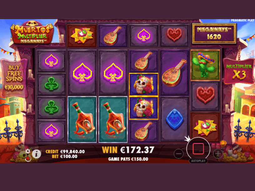 muertos megaways screenshot