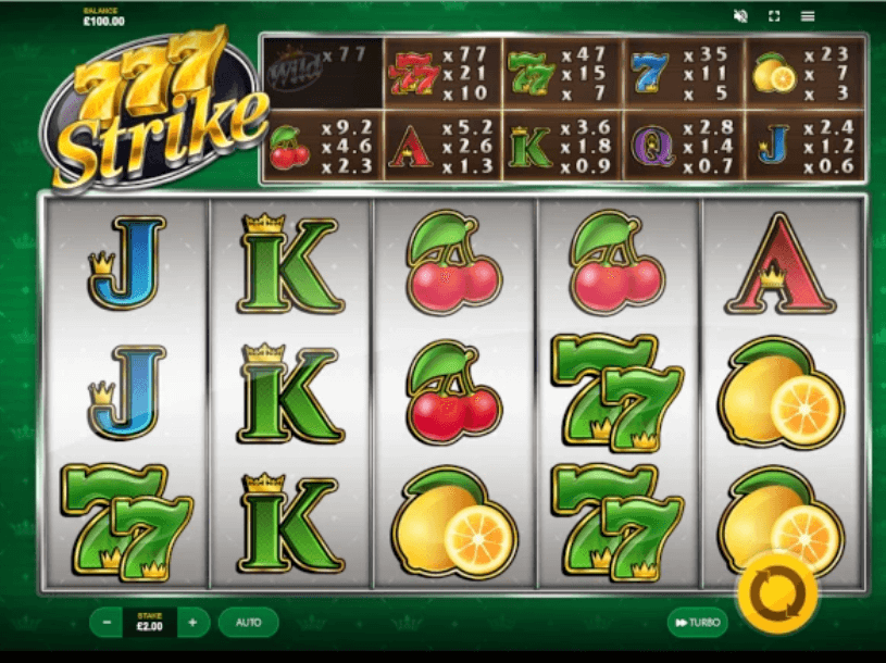 Super Strike 777 screenshot