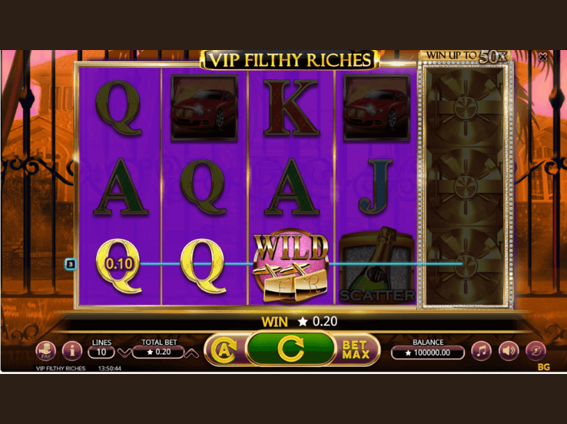 VIP filthy riches screenshot