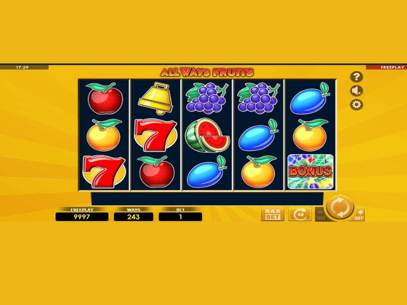 allways fruit screenshot