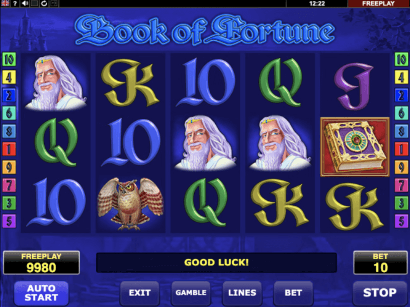 book of fortune screenshot