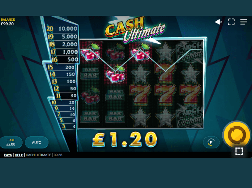 cash ultimate slot screenshot