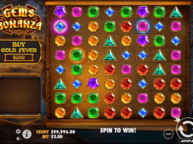 gems bonanza screenshot