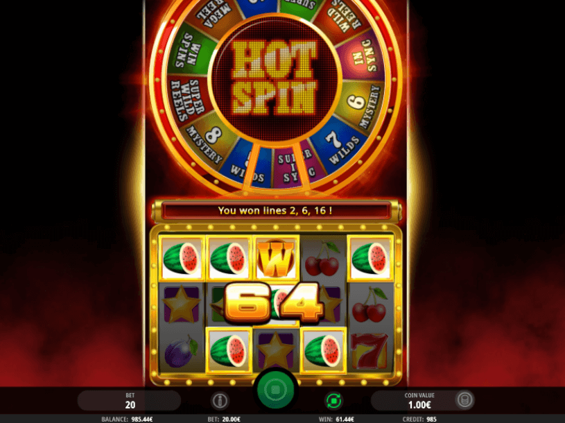 hot spin game screenshot