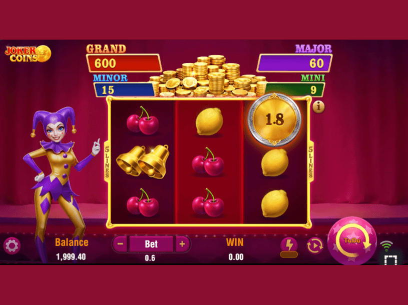 joker coins screenshot