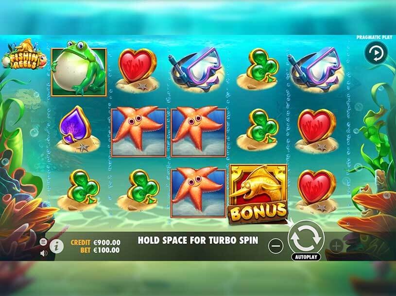 Screenshot of Fishin Reels