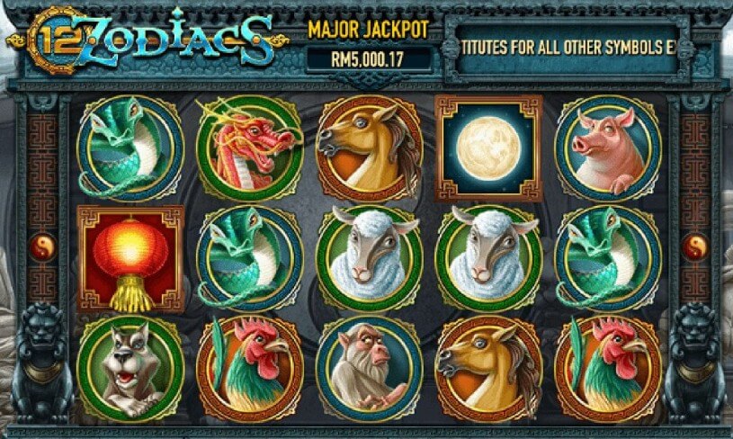12 Zodiacs peliautomaatti - kuvankaappaus