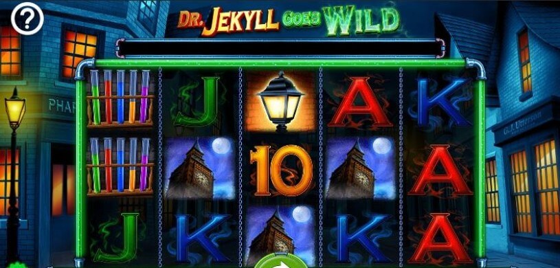 Dr. Jekyll Goes Wild peliautomaatti, kuvankaappaus