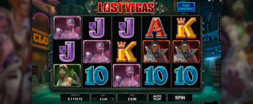 Lost Vegas pelin kuvankaappaus
