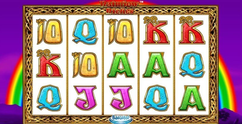 Rainbow Riches peliautomaatti, kuvankaappaus