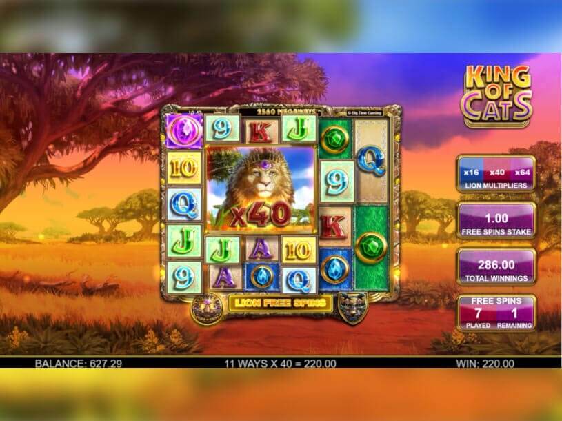 King of Cats peliarvostelu, kuvankaappaus pelistä