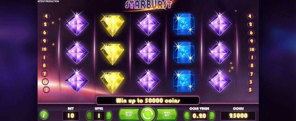 Starburst, kuvankaappaus pelistä