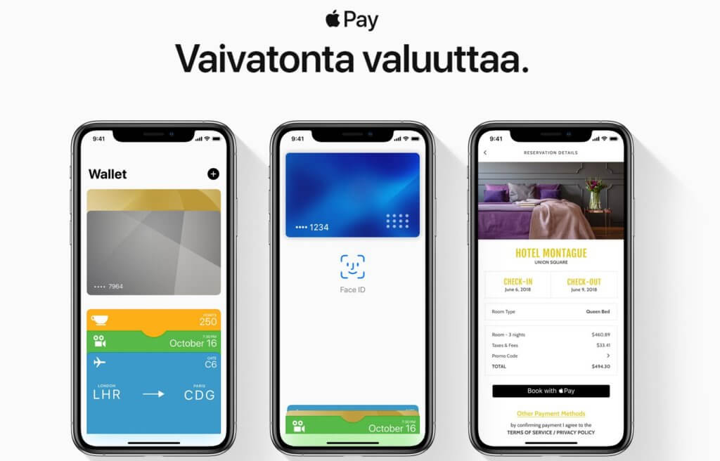 Apple Pay talletus