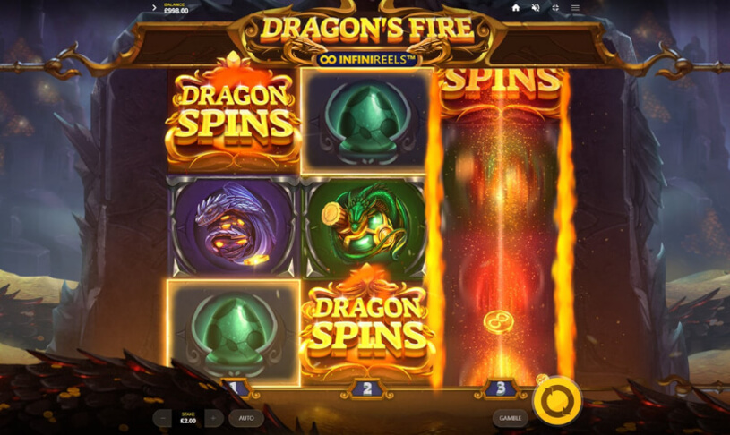 Dragon’s Fire Infinireels peliautomaatti