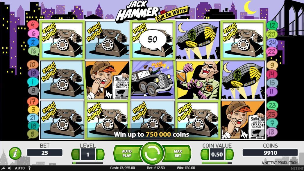 Jack Hammer, kuvankaappaus pelistä