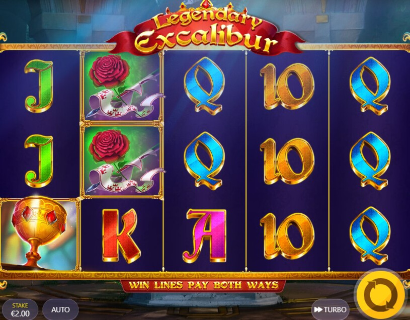 Legendary Excalibur peliautomaatti