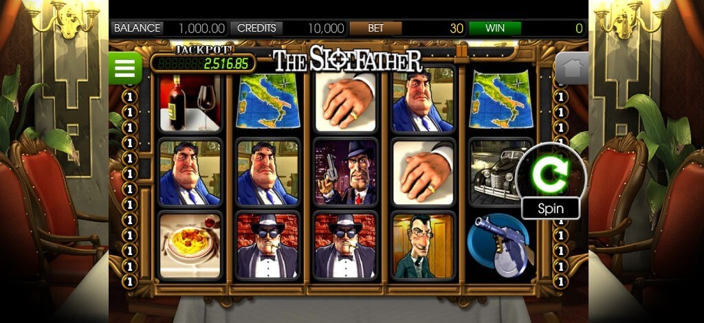 The Slotfather pelin kuvankaappaus